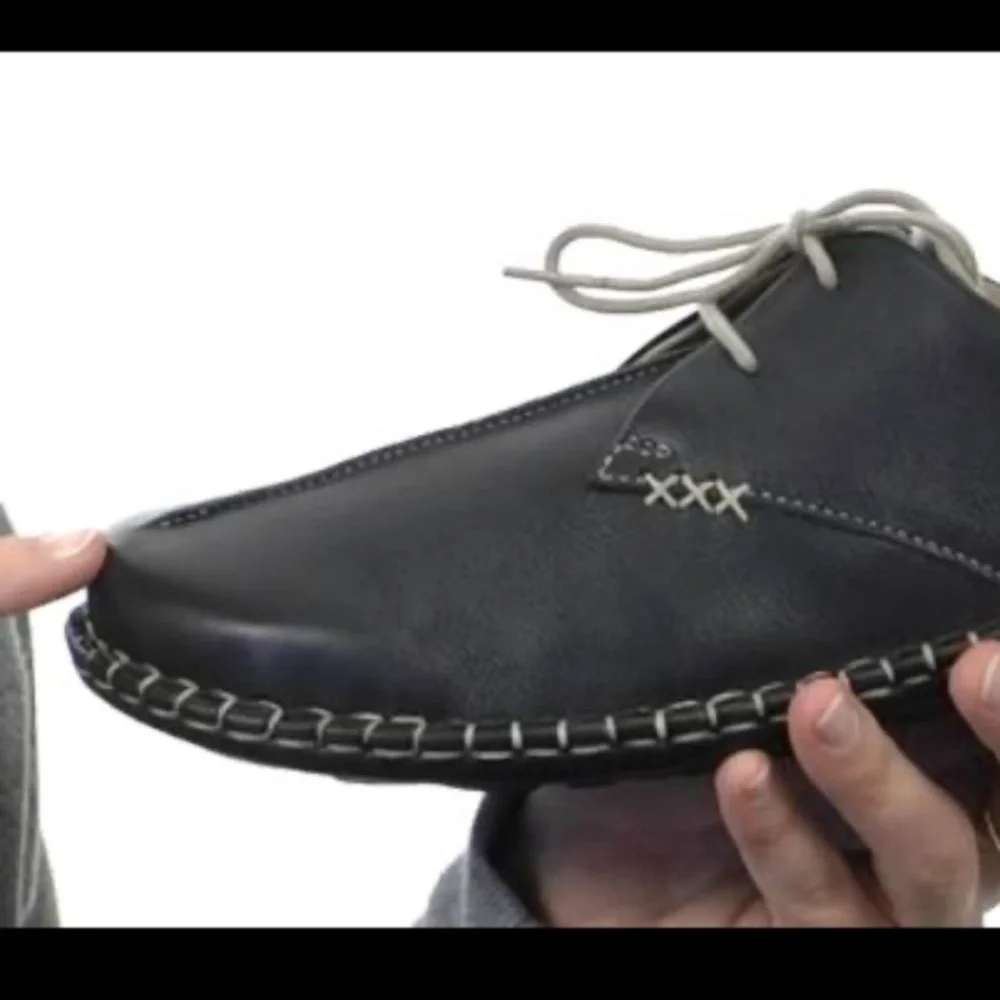 Josef Seibel Women’s Lindsey Oxford Black Leather Shoes Size 39 - Picture 6 of 15